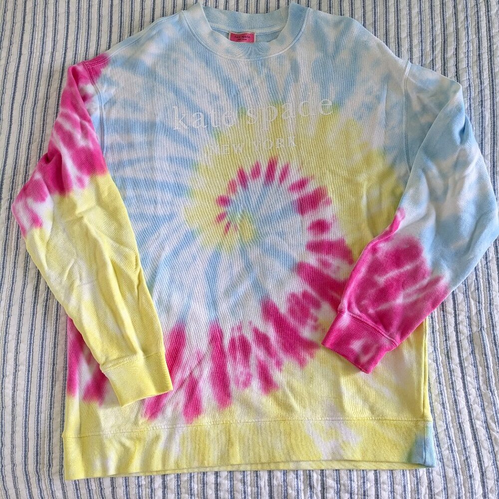 Kate Spade Tie-Dye Crew Neck Sweatshirt